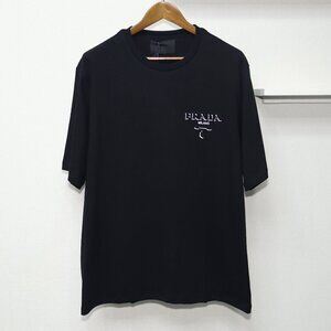 Prada three-dimensional embroidered logo short sleeves